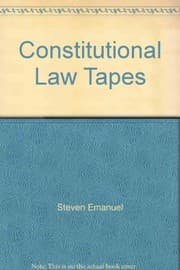 Tapa de Constitutional Law Tapes