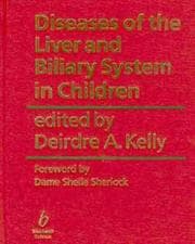 Tapa de Diseases of the liver and biliary system in children