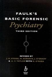 Tapa de Faulk's basic forensic psychiatry