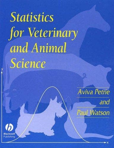 Tapa de Statistics for veterinary and animal science
