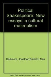 Tapa de Political Shakespeare