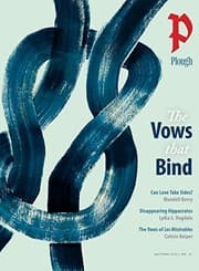 Tapa de Plough Quarterly No. 33 - the Vows That Bind