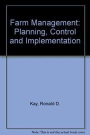 Tapa de Farm Management, Planning, Control and Implementation