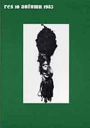 Tapa de Res: Anthropology and Aesthetics, 10, Autumn 1985 (Res: Anthropology and Aesthetics)