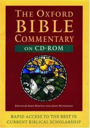 Tapa de Oxford Bible Commentary