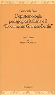 Tapa de L'epistemologia pedagogica italiana e il "Documento Granese-Bertin"