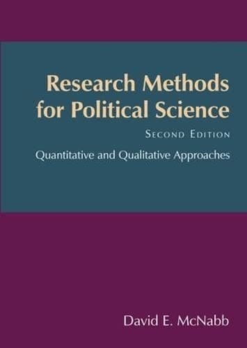 Tapa de Research Methods for Political Science