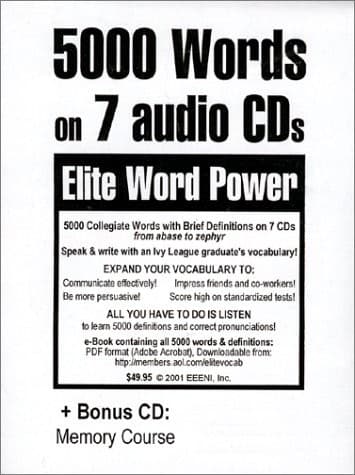 Tapa de Elite Word Power + Memory Course