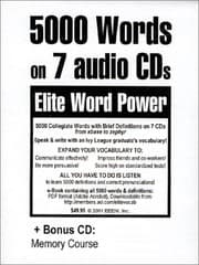 Tapa de Elite Word Power + Memory Course