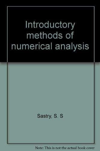 Tapa de Introductory methods of numerical analysis
