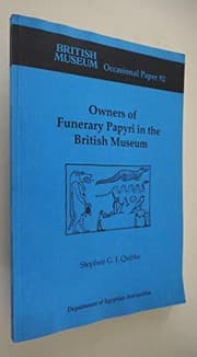 Tapa de Owners of Funerary Papyri in the British Library