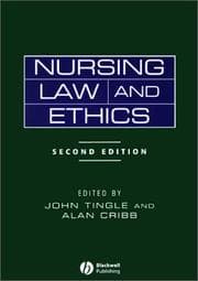 Tapa de Nursing law and ethics