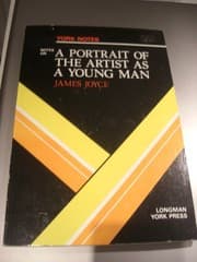 Tapa de Notes on Joyce's "Portrait of the Artist as a Young Man"