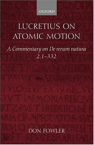 Tapa de Lucretius on atomic motion