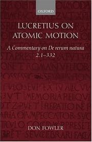 Tapa de Lucretius on atomic motion