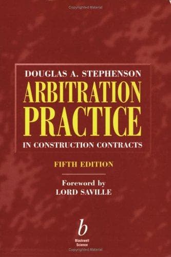 Tapa de Arbitration practice in construction contracts