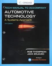 Tapa de Tech Manual for Erjavec/Thompson's Automotive Technology