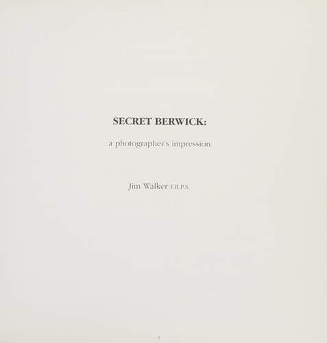Tapa de Secret Berwick