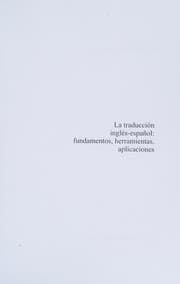 Tapa de La traducción inglés-español