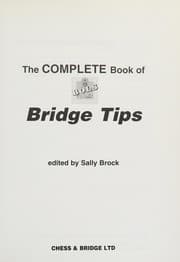 Tapa de Complete Book of Bols Bridge