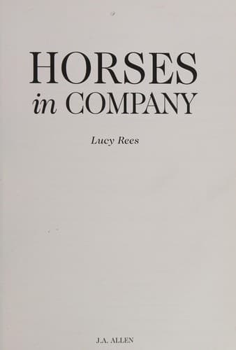 Tapa de Horses in Company