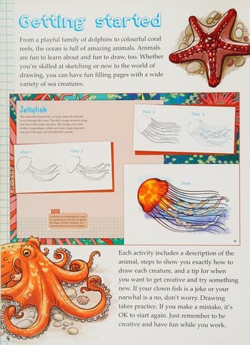 Tapa de Drawing Ocean Animals