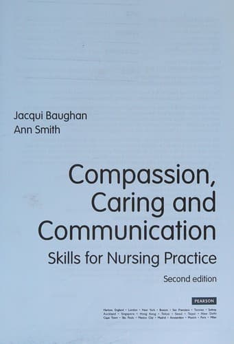 Tapa de Compassion, Caring and Communication