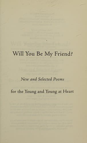 Tapa de Will you be my friend?