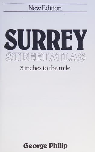 Tapa de Surrey Street Atlas