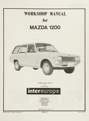 Tapa de Workshop manual for Mazda 1200