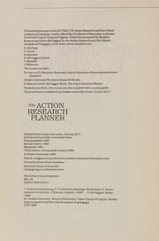 Tapa de Action Research Planner