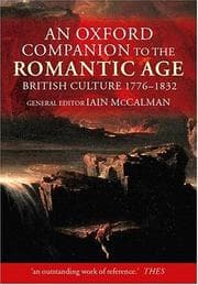 Tapa de An Oxford companion to the Romantic Age