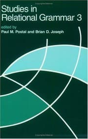 Tapa de Studies in relational grammar