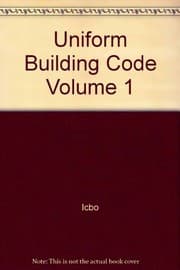 Tapa de Uniform Building Code Volume 1