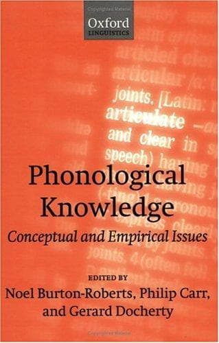 Tapa de Phonological knowledge