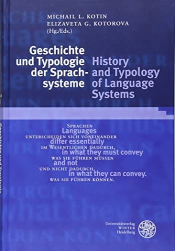 Tapa de Geschichte und Typologie der Sprachsysteme