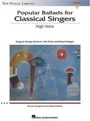 Tapa de Popular Ballads for Classical Singers - High Voice