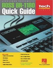 Tapa de Boss BR-1180 Quick Guide