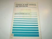 Tapa de Changes in rape offences and sentencing