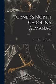 Tapa de Turner's North Carolina Almanac