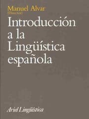 Tapa de Introduccion a LA Linguistica Española (Ariel Linguistica)