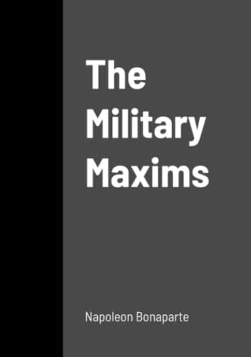 Tapa de The Military Maxims