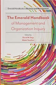 Tapa de Handbook of Management and Organization Inquiry