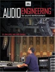 Tapa de Audio engineering for sound reinforcement