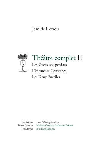Tapa de Théâtre Complet