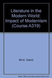 Tapa de Literature in the modern world