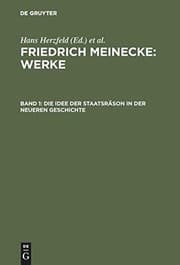 Tapa de Die Idee der Staatsräson in der Neueren Geschichte