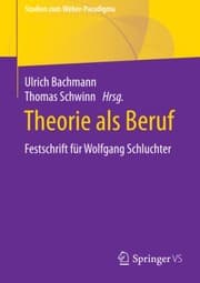 Tapa de Theorie Als Beruf