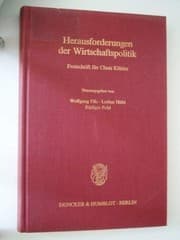 Tapa de Herausforderungen der Wirtschaftspolitik