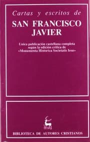 Tapa de Cartas Y Escritos De San Francisco Javier (BAC, 101)